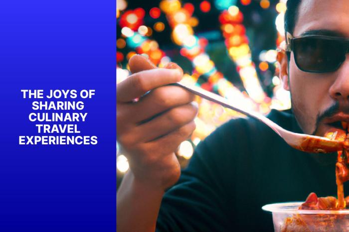 Food and culture travel experiences
